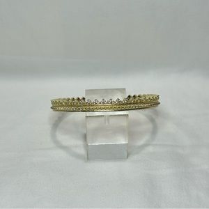 Kendra Scott Gold Crown Bangle Bracelet